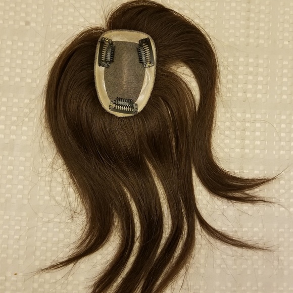 12″ Women’s Clip in Closure,Human Hair,3″X4.5" #4 - Picture 3 of 6